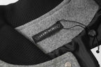 Chrome Hearts Multi Cross Varsity Jacket - Grey Black Street Jacket 2215