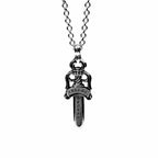 Chrome Hearts Double Dagger Pendant Necklace